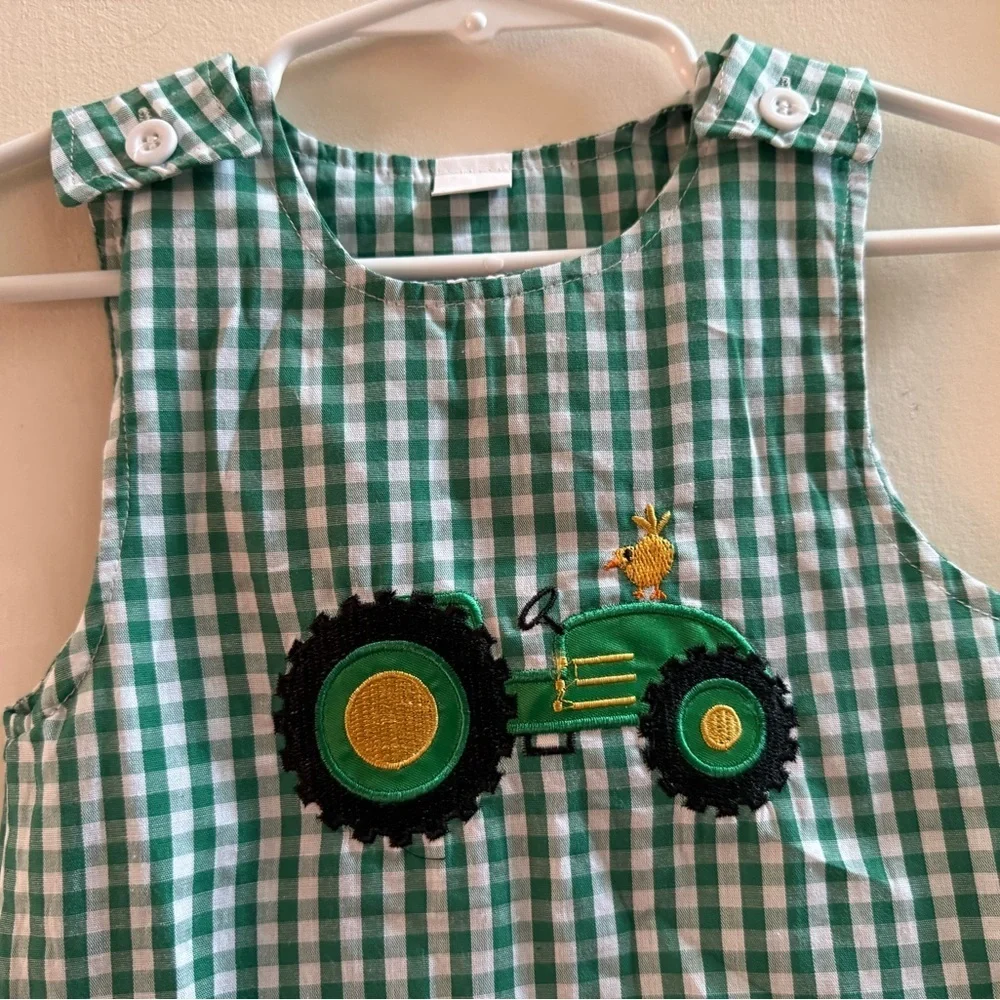 New Gingham Farm Tractor Longalls